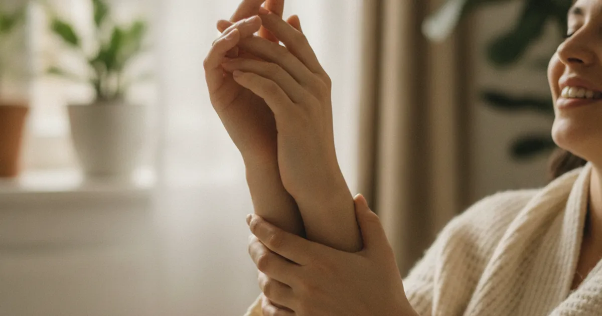 Un couple dans l'intimité, l'un des partenaires ayant une expression de plaisir intense, bouche légèrement ouverte, dans une ambiance chaleureuse et complice.