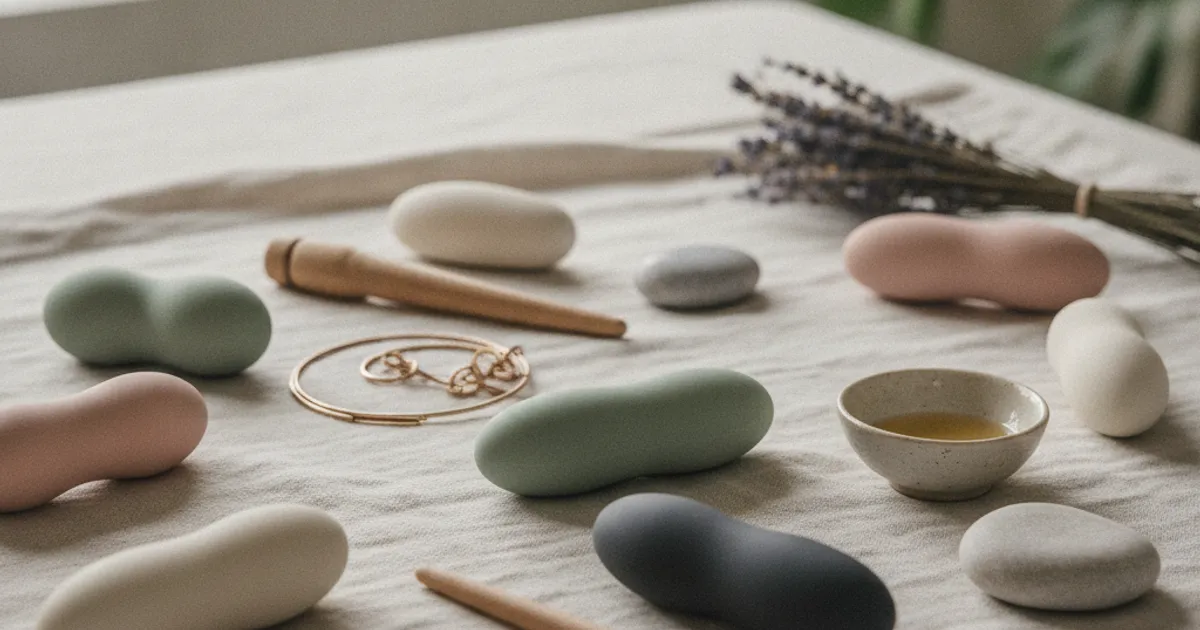 Composition artistique et décomplexée de différents sextoys