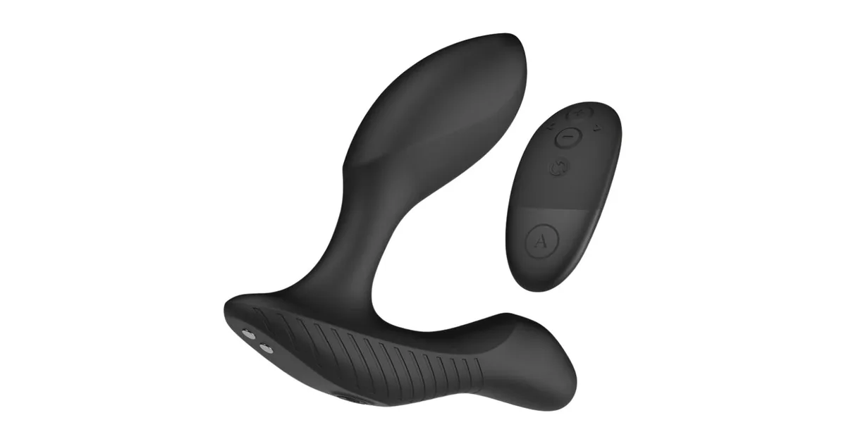 Photo de l'Arcwave Perk, vibromasseur prostatique télécommandé, posé sur une surface sombre